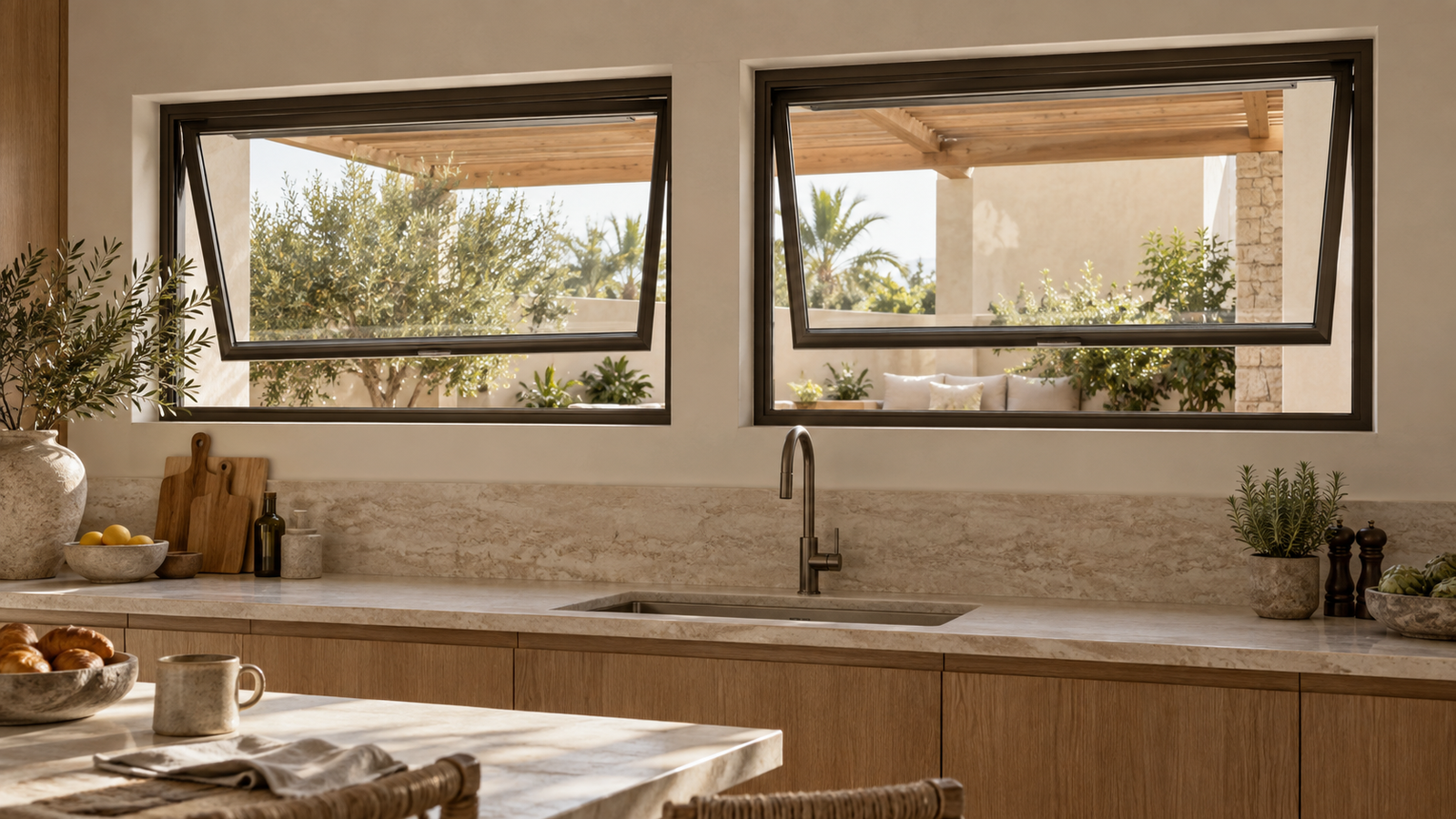 Aluminium Awning Windows in the UAE