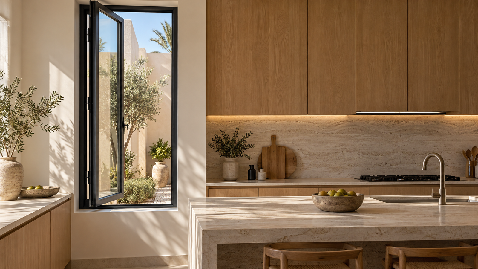 Aluminium casement windows in the UAE